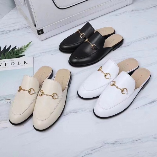 Replica Gucci Slippers For Women #503100 $76.00 USD for Wholesale