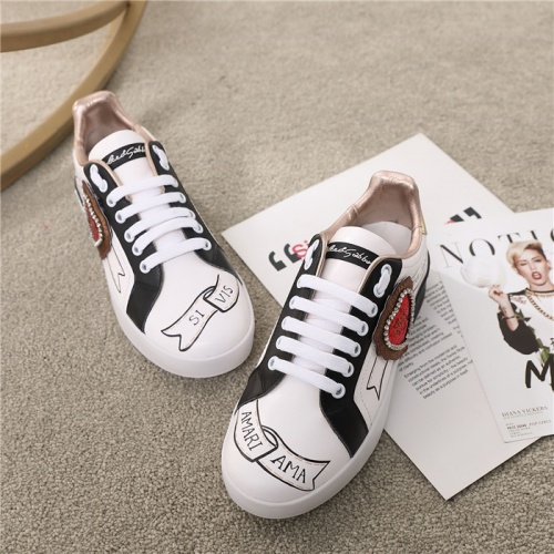 Wholesale Dolce &amp; Gabbana D&amp;G Casual Shoes For Women #508389 $90.00 USD, Wholesale Quality Replica Dolce &amp; Gabbana D&amp;G Casual Shoes