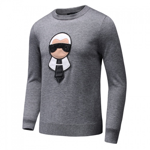 Wholesale Fendi Sweaters Long Sleeved For Men #509148 $43.00 USD, Wholesale Quality Replica Fendi Sweaters