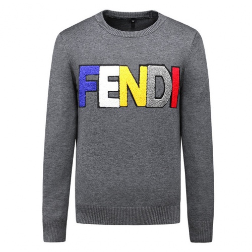 Wholesale Fendi Sweaters Long Sleeved For Men #509152 $43.00 USD, Wholesale Quality Replica Fendi Sweaters