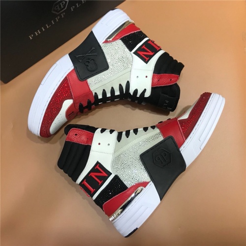 Wholesale Philipp Plein PP High Tops Shoes For Men #509515 $112.00 USD, Wholesale Quality Replica Philipp Plein PP High Tops Shoes