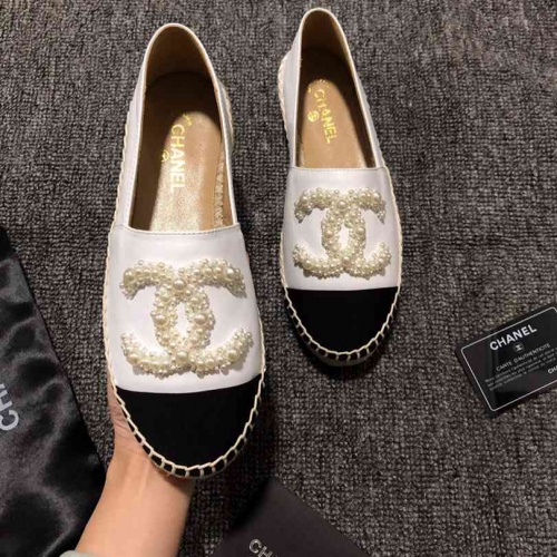 Wholesale Chanel Flat Shoes For Women #510850 $80.00 USD, Wholesale Quality Replica Chanel Flat Shoes