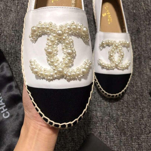 Replica Chanel Flat Shoes For Women #510850 $80.00 USD for Wholesale