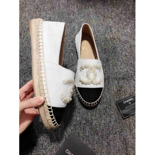 Replica Chanel Flat Shoes For Women #510850 $80.00 USD for Wholesale