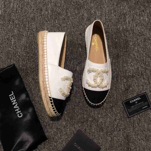 Replica Chanel Flat Shoes For Women #510850 $80.00 USD for Wholesale