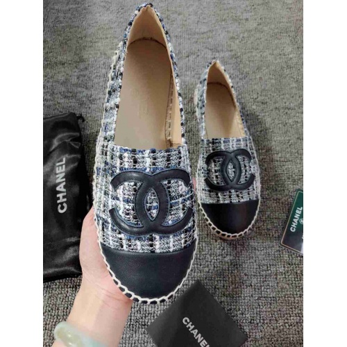 Replica Chanel Flat Shoes For Women #510851 $72.00 USD for Wholesale