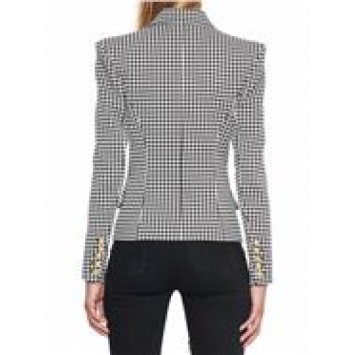 Replica Balmain Jackets Long Sleeved For Women #515937 $96.00 USD for Wholesale