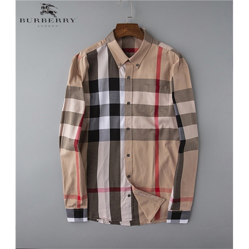 Wholesale Burberry Shirts Long Sleeved For Men #528752 $38.00 USD, Wholesale Quality Replica Burberry Shirts