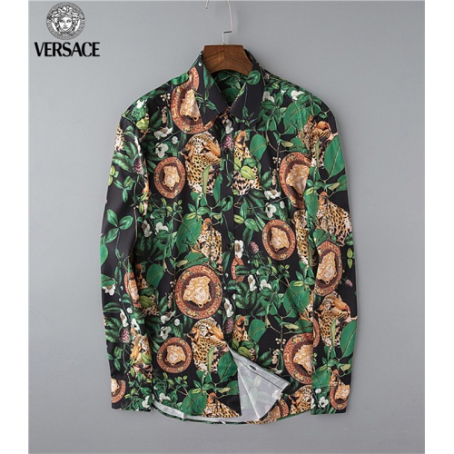 Wholesale Versace Shirts Long Sleeved For Men #528774 $39.00 USD, Wholesale Quality Replica Versace Shirts