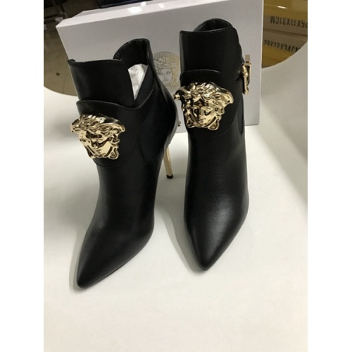 Replica Versace Boots For Women #532565 $92.00 USD for Wholesale