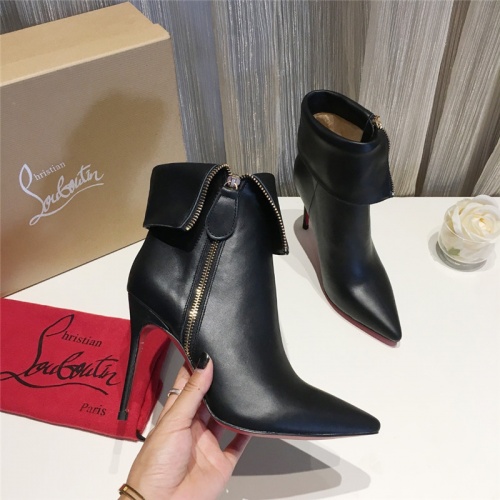 Replica Christian Louboutin Boots For Women #538844 $100.00 USD for Wholesale