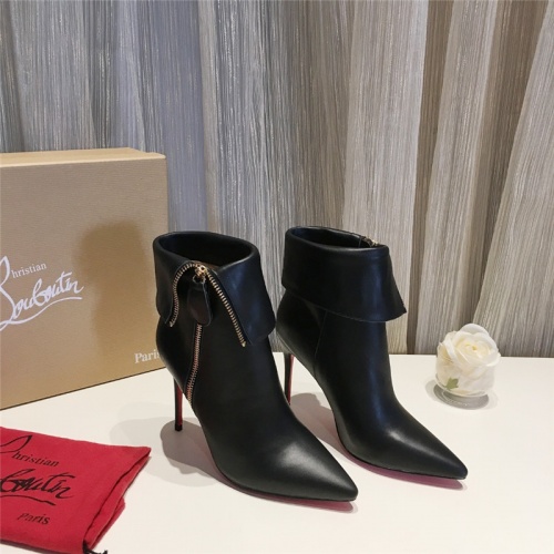 Replica Christian Louboutin Boots For Women #538844 $100.00 USD for Wholesale