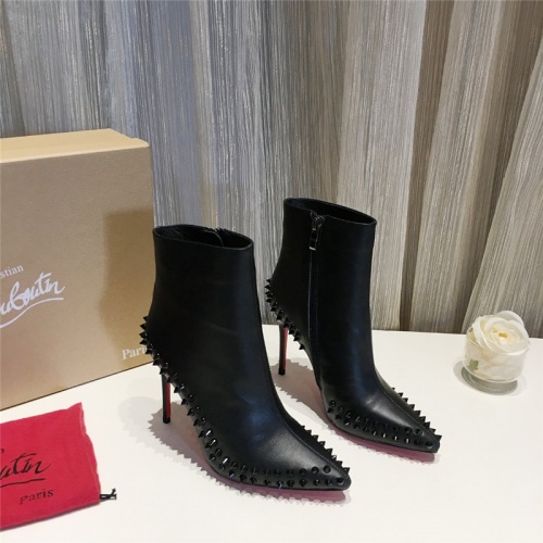 Replica Christian Louboutin Boots For Women #538845 $105.00 USD for Wholesale