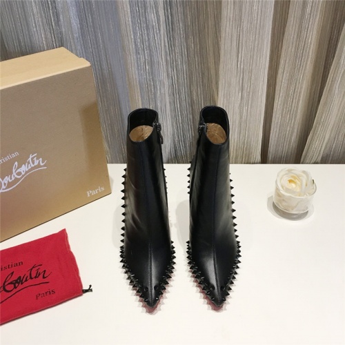 Replica Christian Louboutin Boots For Women #538845 $105.00 USD for Wholesale