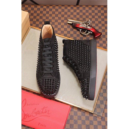 Wholesale Christian Louboutin High Tops Shoes For Men #543647 $82.00 USD, Wholesale Quality Replica Christian Louboutin High Top Shoes