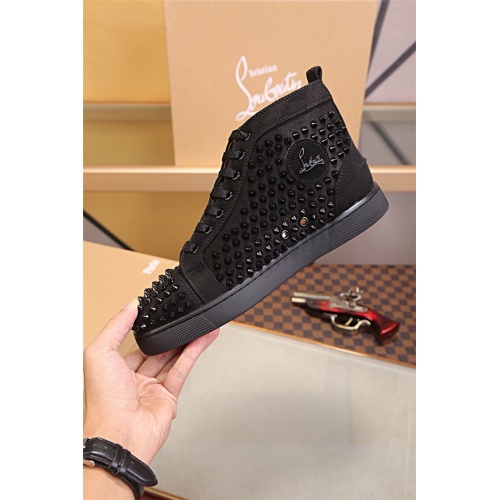 Replica Christian Louboutin High Tops Shoes For Men #543647 $82.00 USD for Wholesale