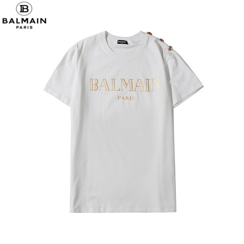 Wholesale Balmain T-Shirts Short Sleeved For Unisex #547453 $28.00 USD, Wholesale Quality Replica Balmain T-Shirts