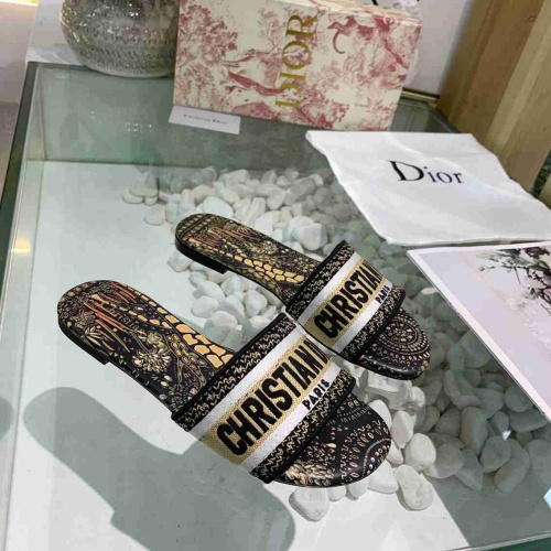 Wholesale Christian Dior Slippers For Women #549383 $56.00 USD, Wholesale Quality Replica Christian Dior Slippers