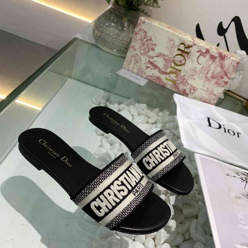 Wholesale Christian Dior Slippers For Women #549393 $56.00 USD, Wholesale Quality Replica Christian Dior Slippers