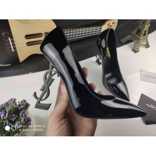 Replica Yves Saint Laurent YSL High-Heeled Shoes For Women #549685 $115.00 USD for Wholesale