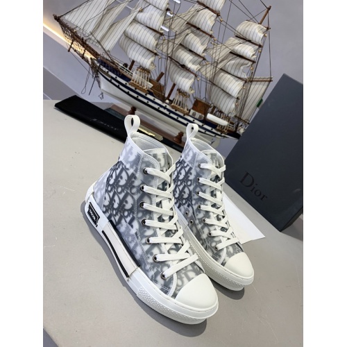 Replica Christian Dior High Tops Shoes For Women #762131 $86.00 USD for Wholesale