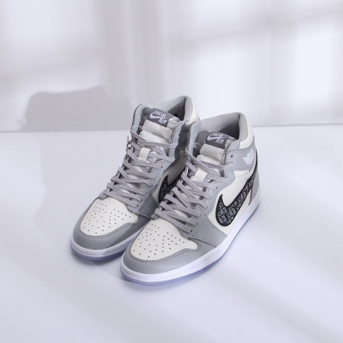 Wholesale Air Jordan 1 &amp; Christian Dior High Tops Shoes For Men #766701 $125.00 USD, Wholesale Quality Replica Air Jordan 1 I