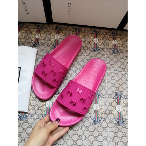 Replica Gucci Slippers For Women #769104 $41.00 USD for Wholesale