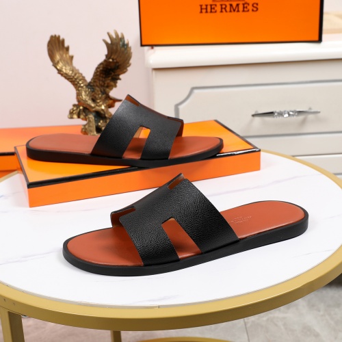 Replica Hermes Slippers For Men #769444 $45.00 USD for Wholesale