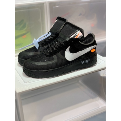 Wholesale Nike Air Force 1 &amp; OFF-WHITE For Men #770100 $85.00 USD, Wholesale Quality Replica Nike Air Force 1