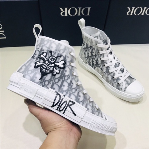 Wholesale Christian Dior High Tops Shoes For Men #775055 $85.00 USD, Wholesale Quality Replica Christian Dior High Top Shoes