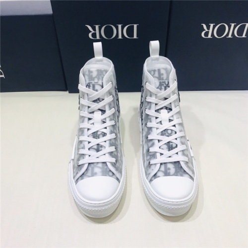 Replica Christian Dior High Tops Shoes For Men #775055 $85.00 USD for Wholesale