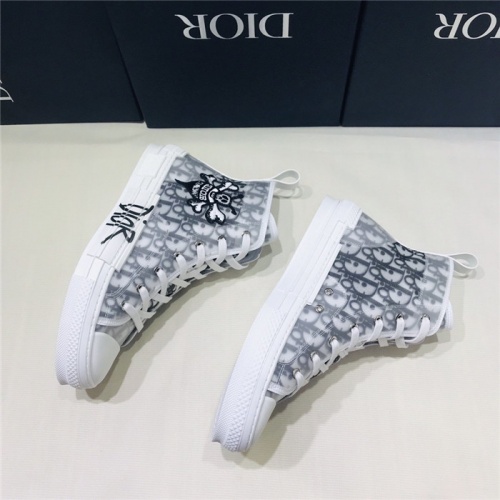 Replica Christian Dior High Tops Shoes For Men #775055 $85.00 USD for Wholesale