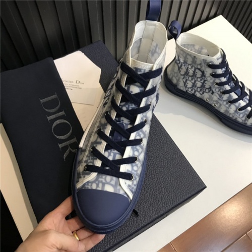 Replica Christian Dior High Tops Shoes For Men #775097 $80.00 USD for Wholesale