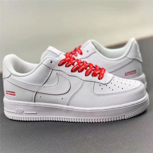 Replica Nike Air Force 1 & Supreme For Men #779634 $65.00 USD for Wholesale