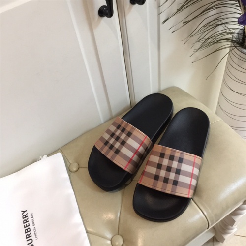 Wholesale Burberry Slippers For Women #783698 $46.00 USD, Wholesale Quality Replica Burberry Slippers