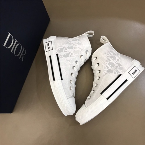 Replica Christian Dior High Tops Shoes For Men #791352 $80.00 USD for Wholesale