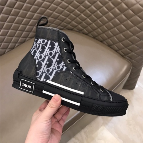 Replica Christian Dior High Tops Shoes For Men #791354 $80.00 USD for Wholesale