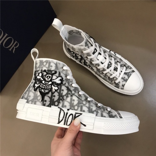 Replica Christian Dior High Tops Shoes For Men #791356 $80.00 USD for Wholesale