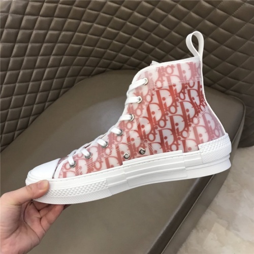 Replica Christian Dior High Tops Shoes For Men #791359 $80.00 USD for Wholesale