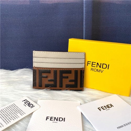 Wholesale Fendi AAA Quality Card Holders #792038 $49.00 USD, Wholesale Quality Replica Fendi AAA+ Quality Wallet