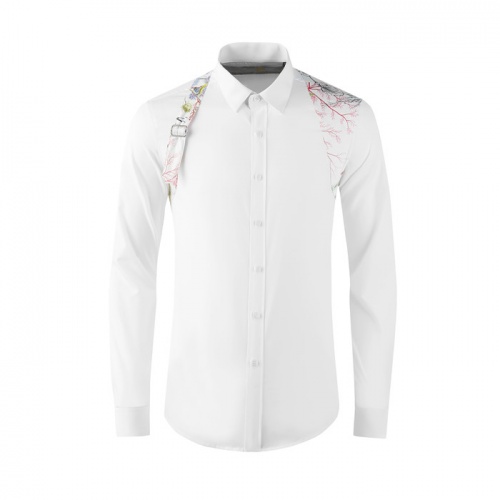 Wholesale Armani Shirts Long Sleeved For Men #808998 $85.00 USD, Wholesale Quality Replica Armani Shirts