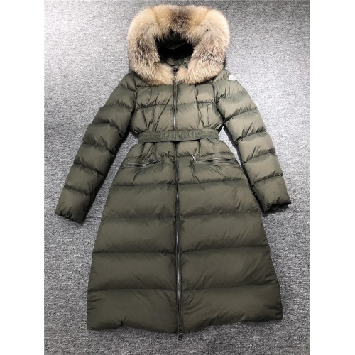 Wholesale Moncler Down Feather Coat Long Sleeved For Women #810814 $231.00 USD, Wholesale Quality Replica Moncler Down Feather Coat