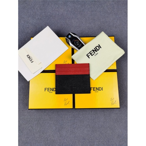 Replica Fendi AAA Man Wallets #818176 $52.00 USD for Wholesale