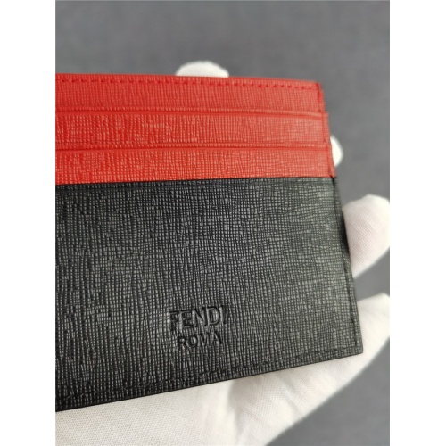 Replica Fendi AAA Man Wallets #818176 $52.00 USD for Wholesale