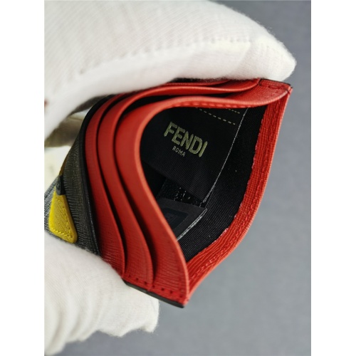 Replica Fendi AAA Man Wallets #818176 $52.00 USD for Wholesale