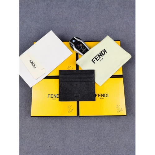 Replica Fendi AAA Man Wallets #818179 $52.00 USD for Wholesale