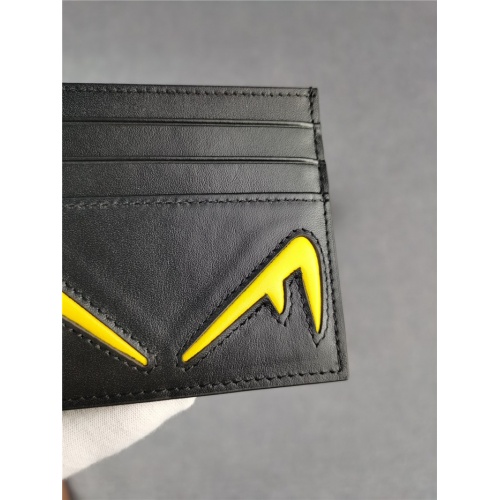 Replica Fendi AAA Man Wallets #818183 $52.00 USD for Wholesale