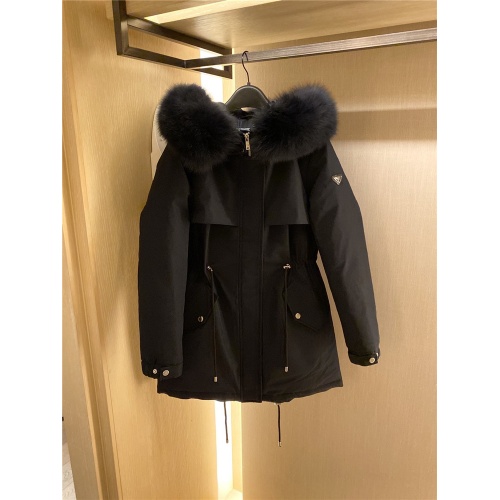 Wholesale Prada Down Feather Coat Long Sleeved For Women #818530 $225.00 USD, Wholesale Quality Replica Prada Down Feather Coat