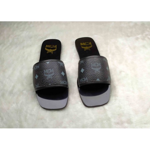 Wholesale MCM Slippers For Women #826061 $38.00 USD, Wholesale Quality Replica MCM Slippers