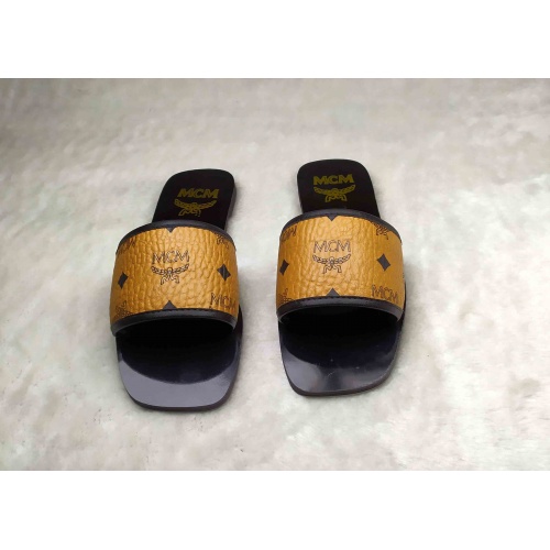 Wholesale MCM Slippers For Women #826064 $38.00 USD, Wholesale Quality Replica MCM Slippers